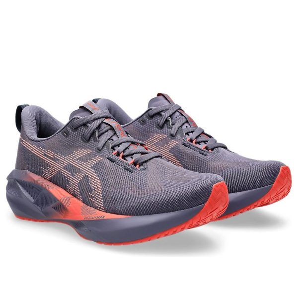 ASICS Novablast 5 Greyish Purple Coral Reef (Womens)