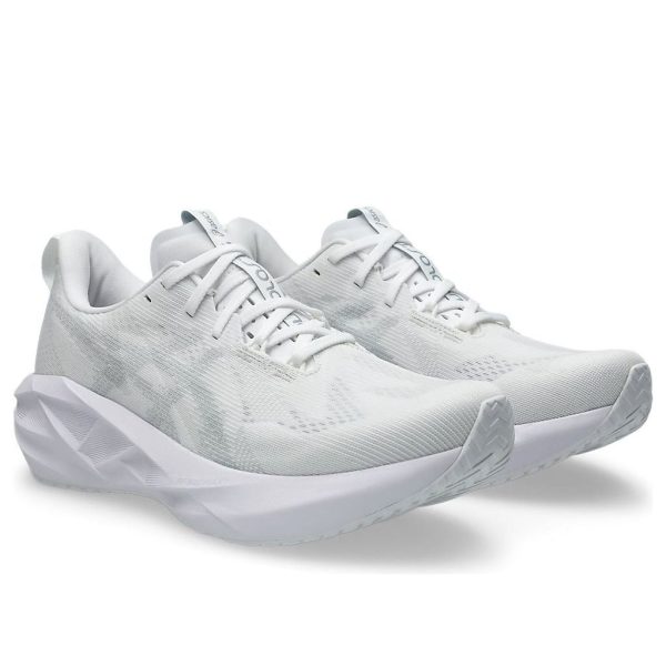 ASICS Novablast 5 White Piedmont Grey