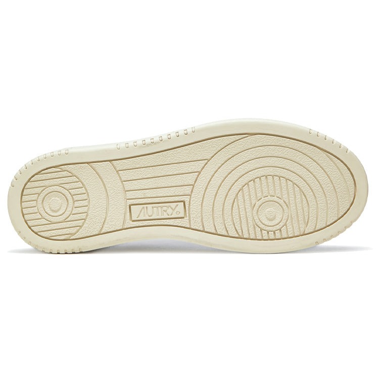 Autry Medalist Leather Low White Bordeaux (Womens) 6 Autry Medalist Leather Low White Bordeaux (Womens)