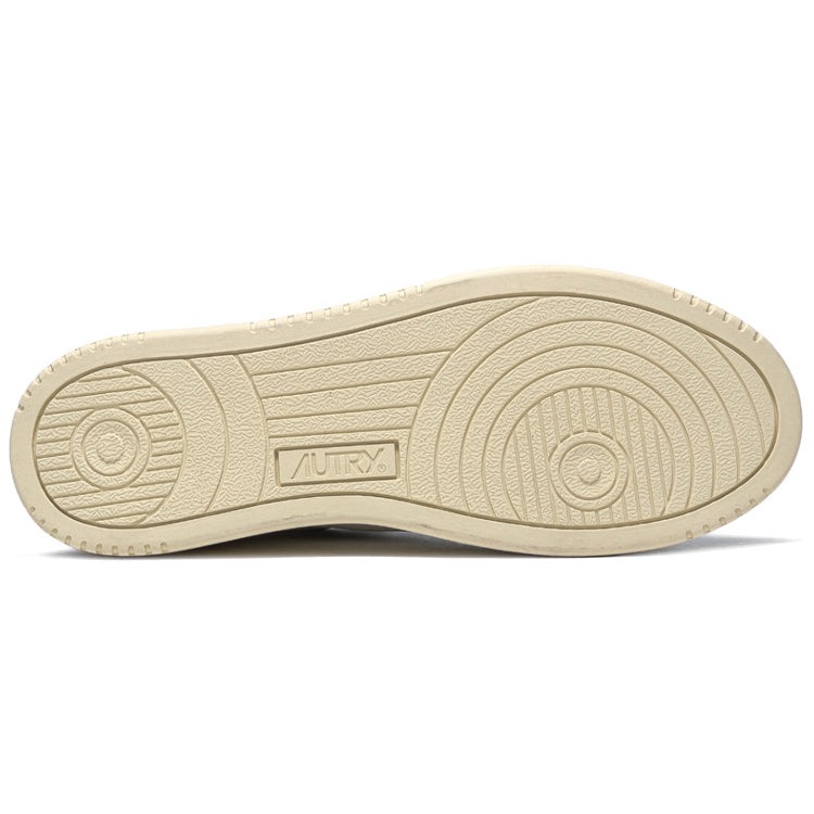 Autry Medalist Leather Low White Green (Womens) 6 Autry Medalist Leather Low White Green (Womens)