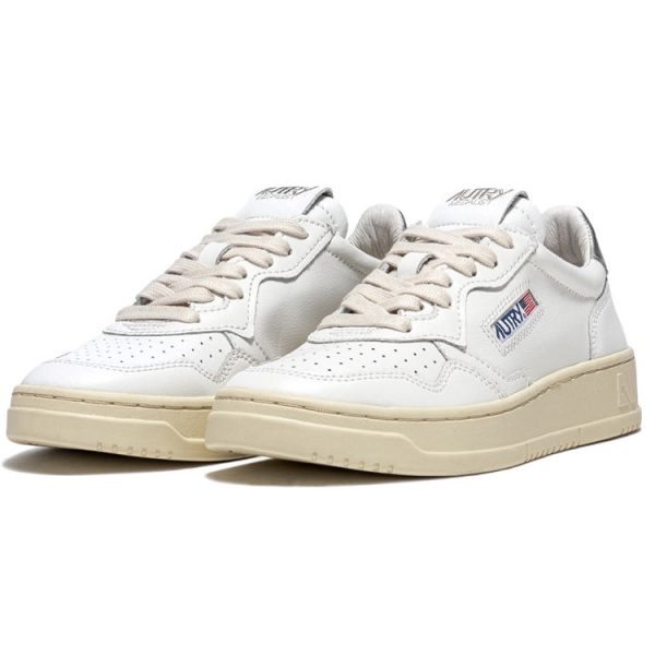 Autry Medalist White Silver (Womens)