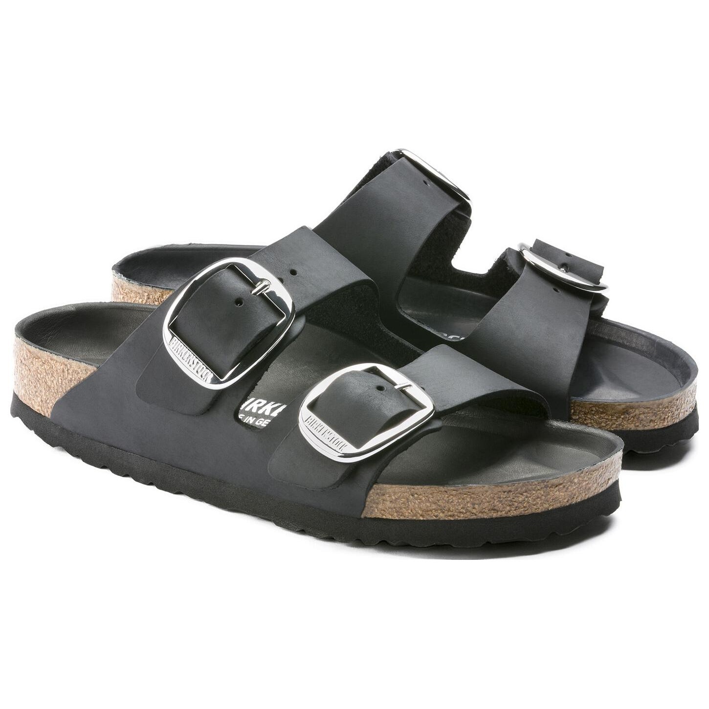 Birkenstock Arizona Big Buckle Oiled Leather Black (Womens) 5 Birkenstock Arizona Big Buckle Oiled Leather Black (Womens)