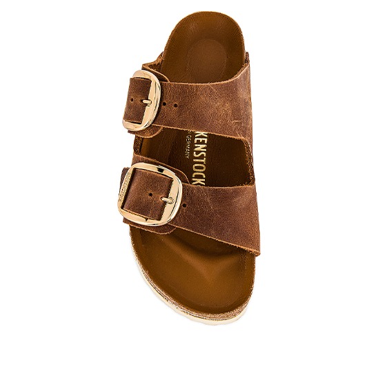 Birkenstock Arizona Big Buckle Oiled Leather Cognac (Womens) 6 Birkenstock Arizona Big Buckle Oiled Leather Cognac (Womens)
