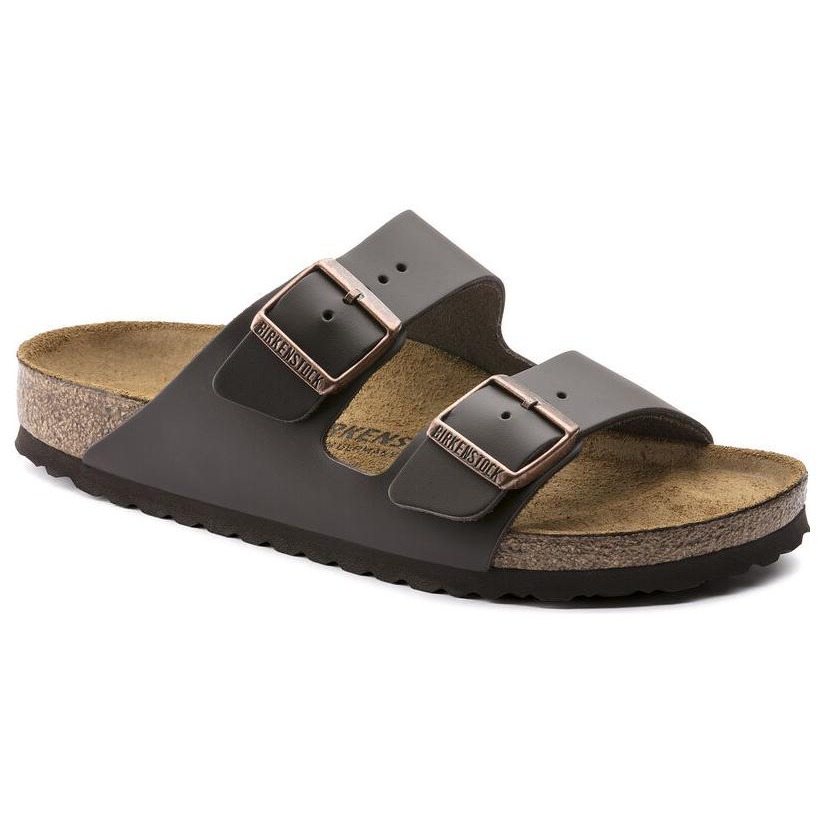Birkenstock Arizona Natural Leather Dark Brown 4 Birkenstock Arizona Natural Leather Dark Brown