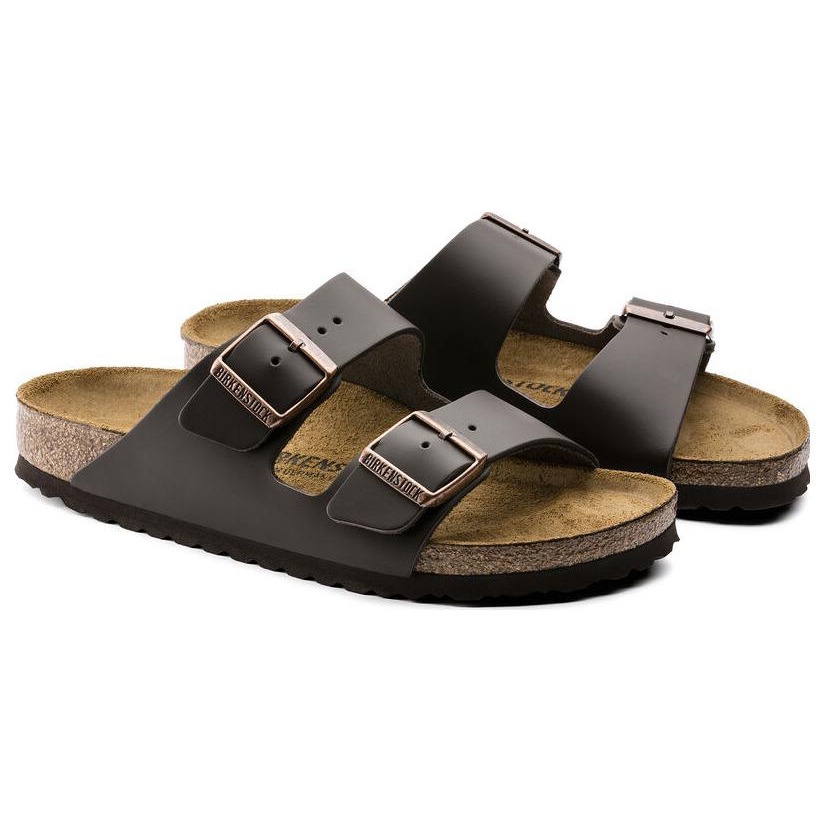 Birkenstock Arizona Natural Leather Dark Brown 5 Birkenstock Arizona Natural Leather Dark Brown