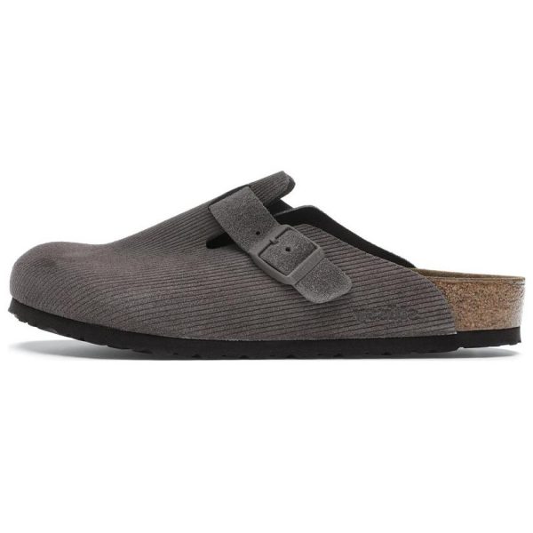 Birkenstock Boston Clogs Stussy Anthracite