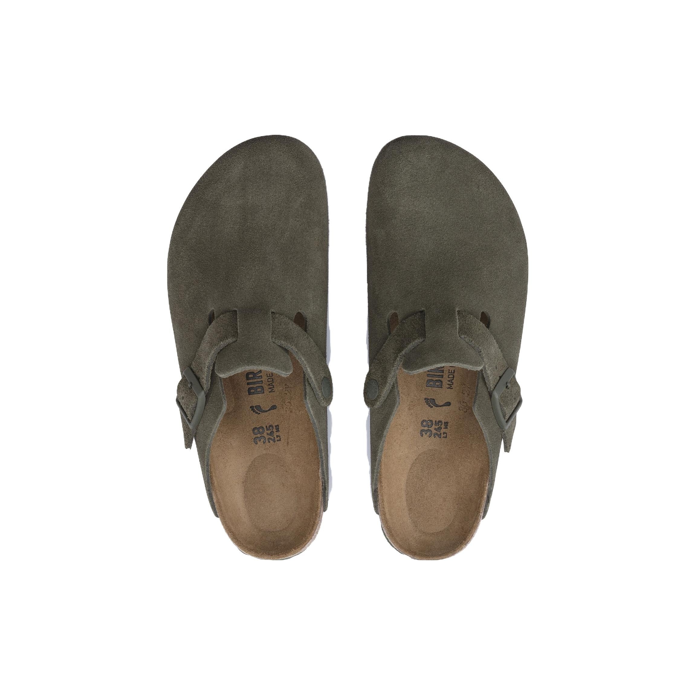 Birkenstock Boston Suede Thyme 6 Birkenstock Boston Suede Thyme