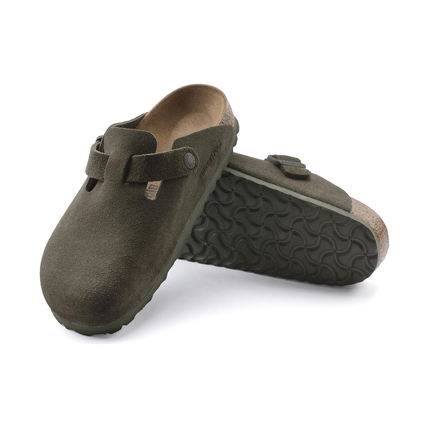Birkenstock Boston Suede Thyme 7 Birkenstock Boston Suede Thyme