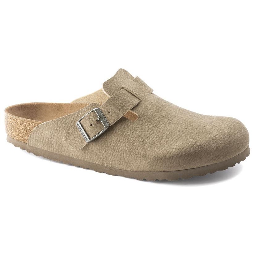 Birkenstock Boston Vegan Desert Dust Gray Taupe 4 Birkenstock Boston Vegan Desert Dust Gray Taupe