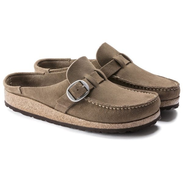 Birkenstock Buckley Suede Gray Taupe