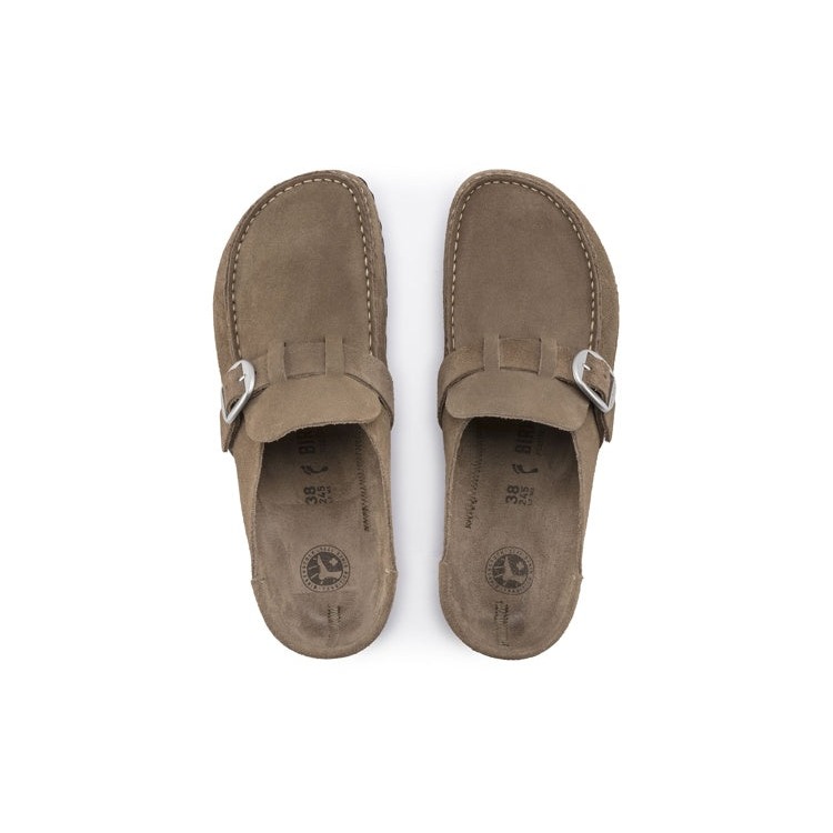 Birkenstock Buckley Suede Gray Taupe 6 Birkenstock Buckley Suede Gray Taupe