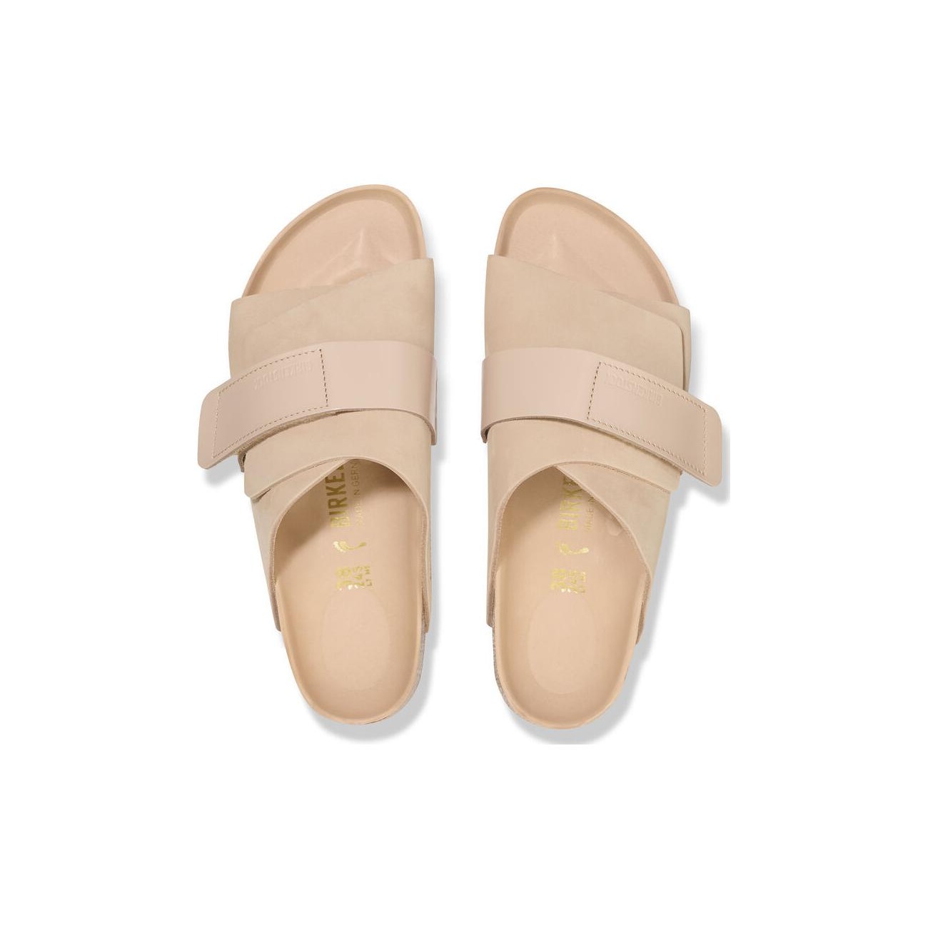 Birkenstock Kyoto Nubuck Leather New Beige (Womens) 6 Birkenstock Kyoto Nubuck Leather New Beige (Womens)