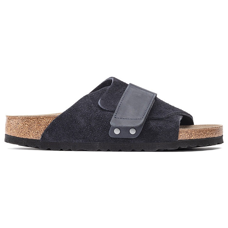 Birkenstock Kyoto Nubuck Suede Midnight Navy 4 Birkenstock Kyoto Nubuck Suede Midnight Navy