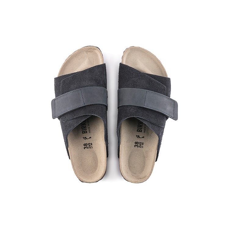 Birkenstock Kyoto Nubuck Suede Midnight Navy 7 Birkenstock Kyoto Nubuck Suede Midnight Navy