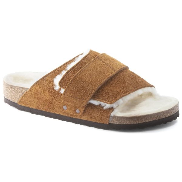 Birkenstock Kyoto Shearling Suede Mink