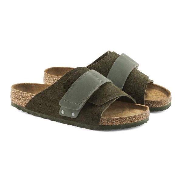Birkenstock Kyoto Suede Thyme Green