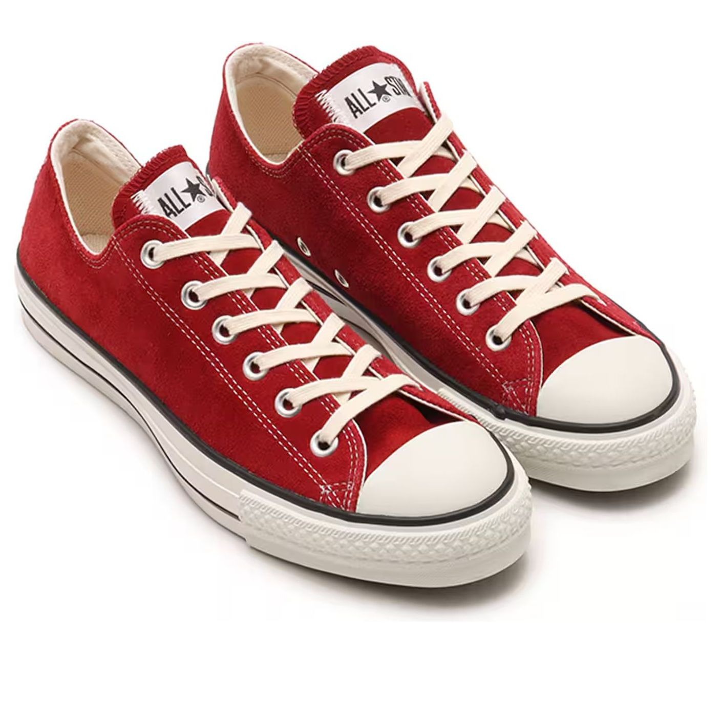 Converse All Star J Ox Red Suede 4 Converse All Star J Ox Red Suede