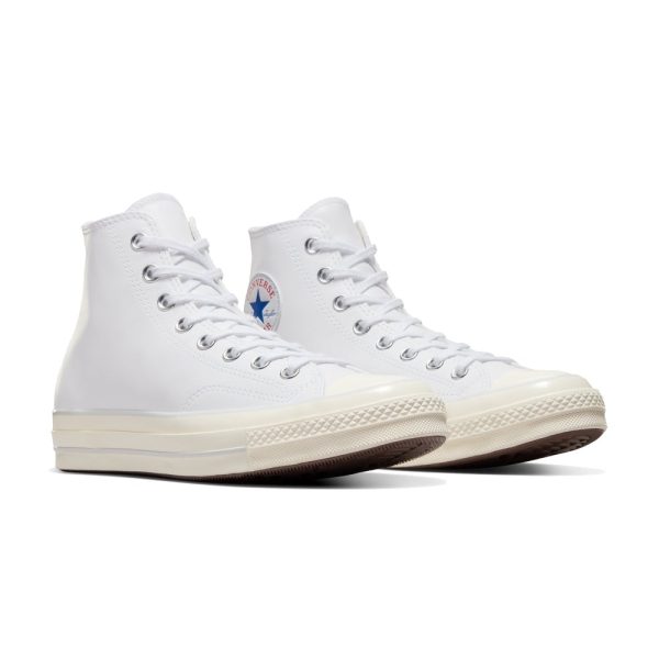 Converse Chuck 70 Hi White Fossilized Leather