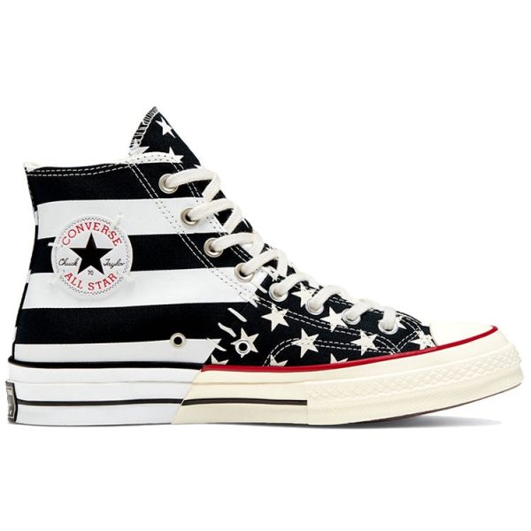 Converse Chuck Taylor All Star 70 Hi Archive Restructured American Flag Black White