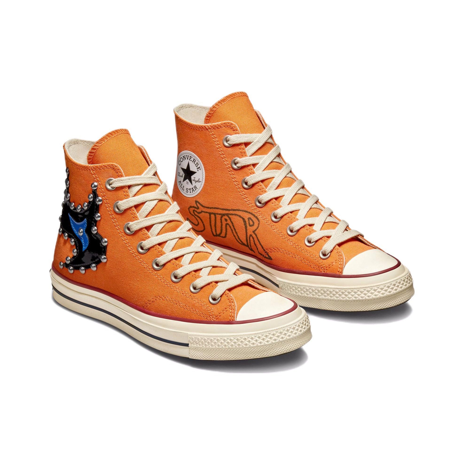 Converse Chuck Taylor All Star 70 Hi Come Tees Orange 5 Converse Chuck Taylor All Star 70 Hi Come Tees Orange