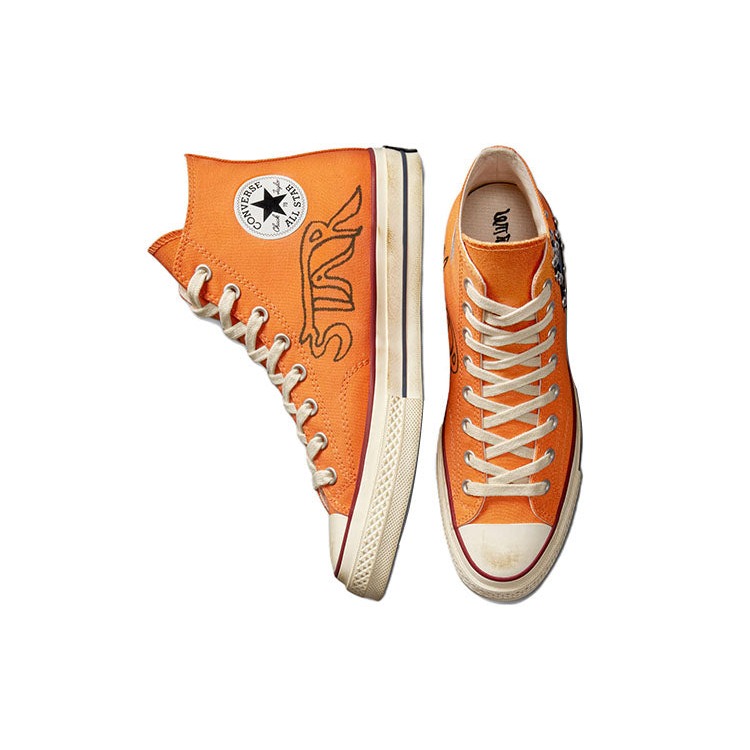 Converse Chuck Taylor All Star 70 Hi Come Tees Orange 6 Converse Chuck Taylor All Star 70 Hi Come Tees Orange