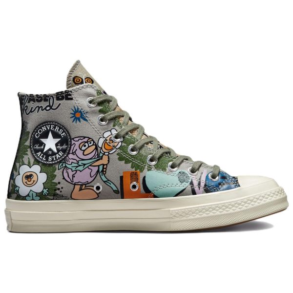 Converse Chuck Taylor All Star 70 Hi Floral Much Love Slate Egret