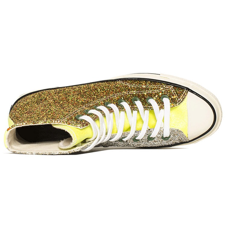 Converse Chuck Taylor All Star 70 Hi JW Anderson Glitter Gold Silver 5 Converse Chuck Taylor All Star 70 Hi JW Anderson Glitter Gold Silver