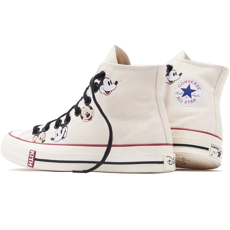 Converse Chuck Taylor All Star 70 Hi Kith x Disney Egret 6 Converse Chuck Taylor All Star 70 Hi Kith x Disney Egret