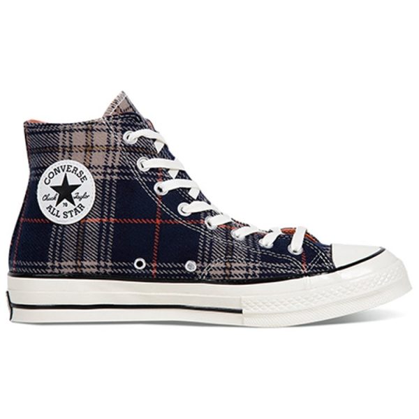 Converse Chuck Taylor All Star 70 Hi Plaid Pack Navy