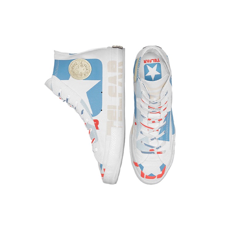 Converse Chuck Taylor All Star 70 Hi Telfar White Blue 7 Converse Chuck Taylor All Star 70 Hi Telfar White Blue