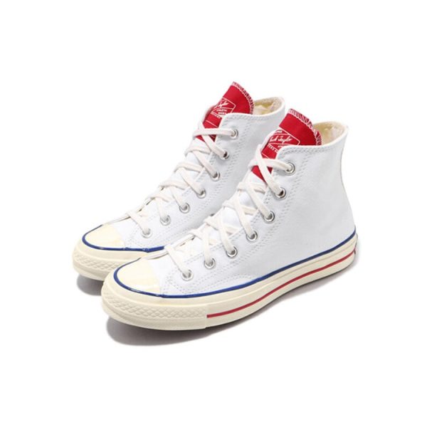Converse Chuck Taylor All Star 70 Hi Twisted Tongue White Red