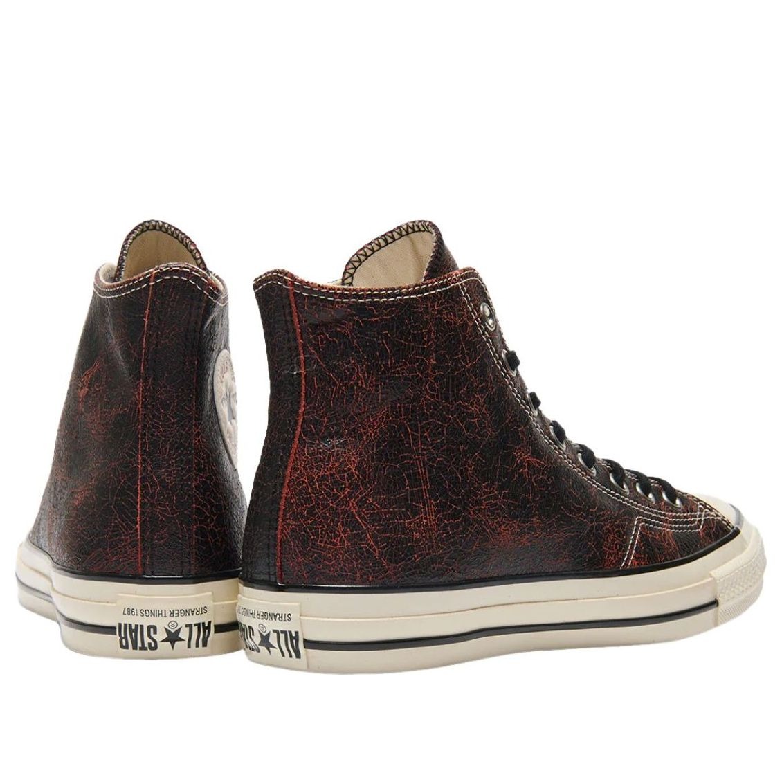 Converse Chuck Taylor All Star Aged 87 UD Hi Stranger Things Black Red 6 Converse Chuck Taylor All Star Aged 87 UD Hi Stranger Things Black Red