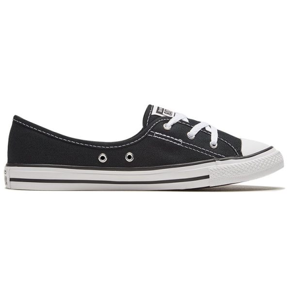 Converse Chuck Taylor All Star Ballet Lace Slip Black White (Womens)