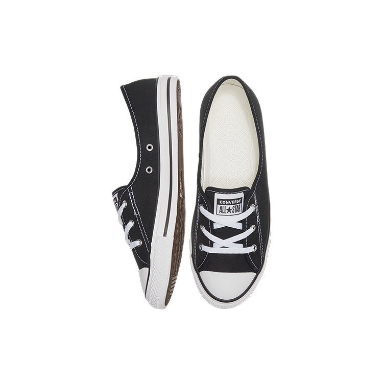 Converse Chuck Taylor All Star Ballet Lace Slip Black White (Womens) 7 Converse Chuck Taylor All Star Ballet Lace Slip Black White (Womens)