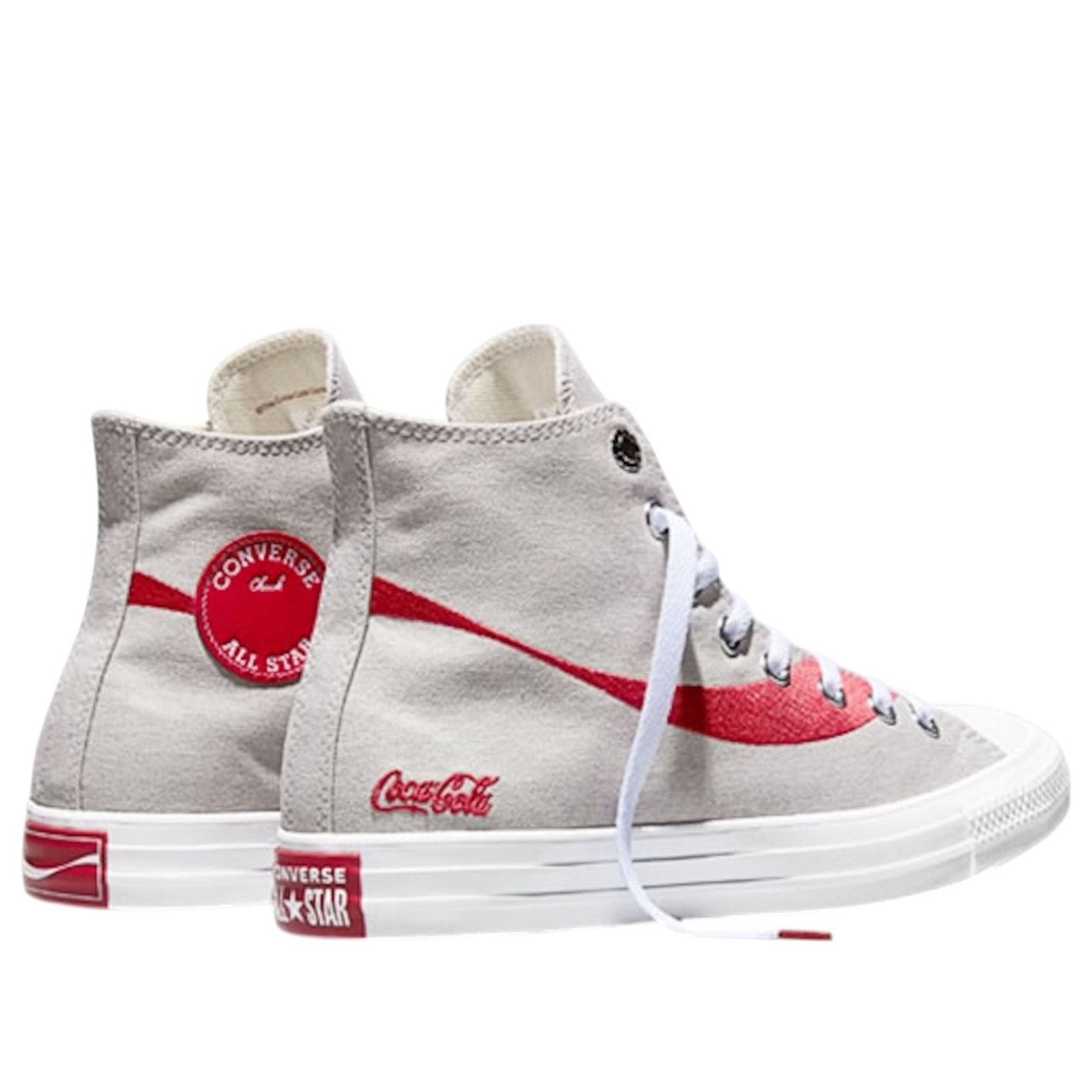 Converse Chuck Taylor All Star Hi Coca-Cola Silver 8 Converse Chuck Taylor All Star Hi Coca-Cola Silver
