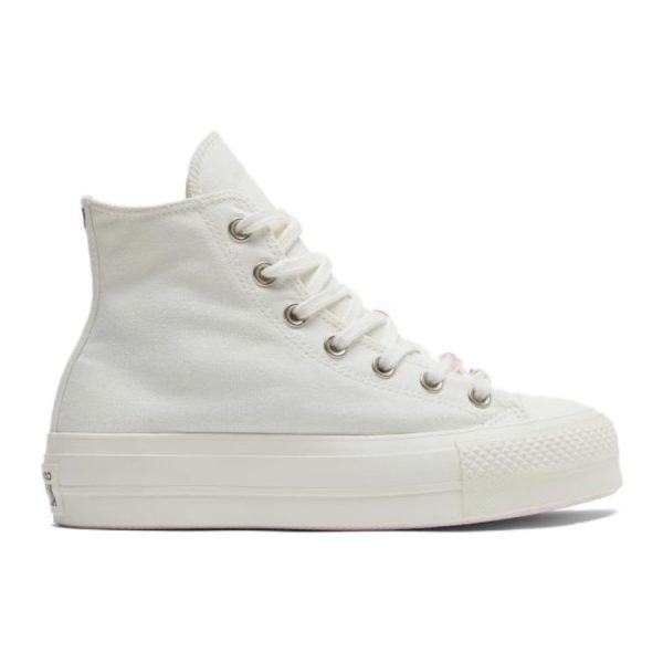 Converse Chuck Taylor All Star Lift Hi DIY Beads Egret (Womens)
