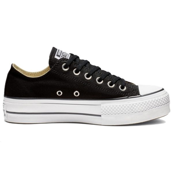 Converse Chuck Taylor All Star Lift Platform Low Black White (Womens)