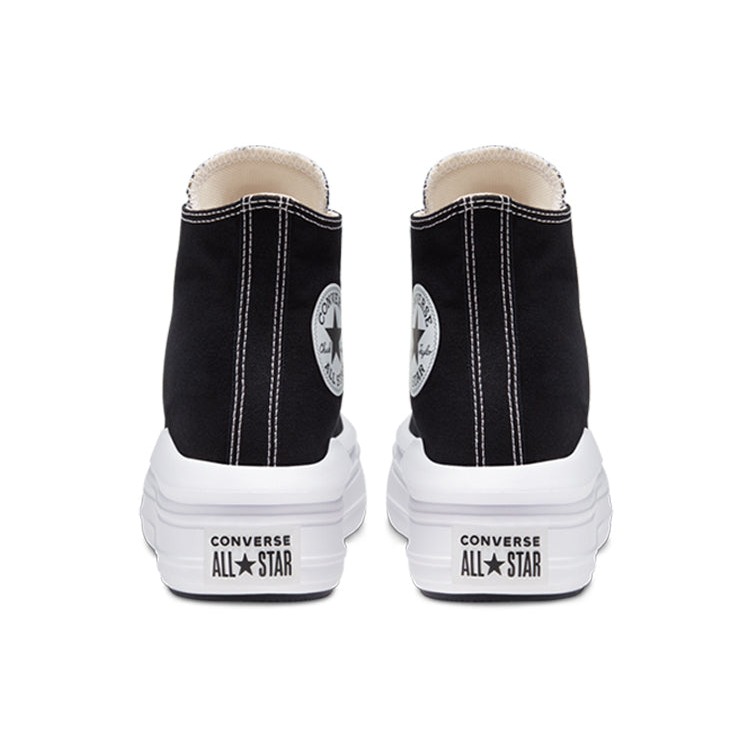 Converse Chuck Taylor All Star Move Hi Black (Womens) 7 Converse Chuck Taylor All Star Move Hi Black (Womens)