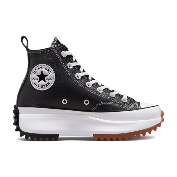 Converse Run Star Hike Hi Black Leather White