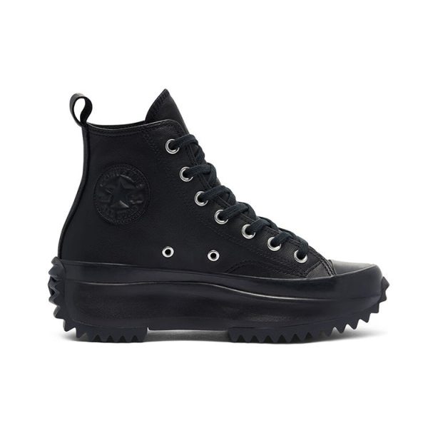 Converse Run Star Hike Hi Triple Black Leather