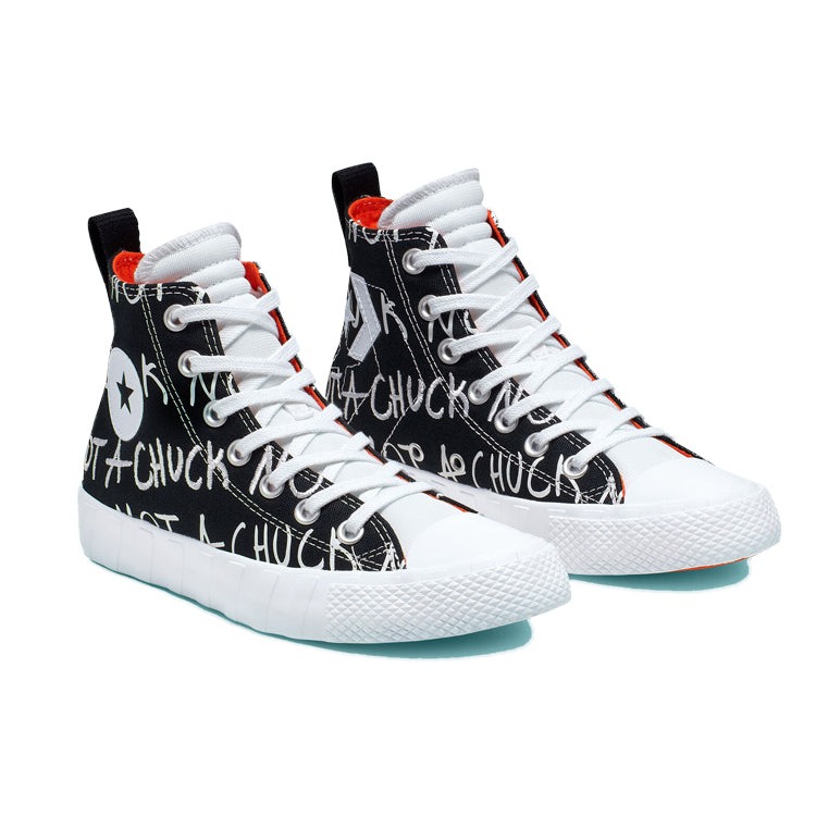 Converse UNT1TL3D Hi Not A Chuck Black (GS) 5 Converse UNT1TL3D Hi Not A Chuck Black (GS)