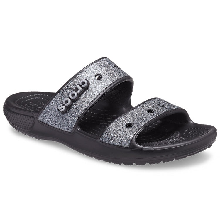 Crocs Classic Glitter II Sandal Black 6 Crocs Classic Glitter II Sandal Black