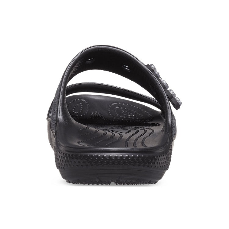 Crocs Classic Glitter II Sandal Black 9 Crocs Classic Glitter II Sandal Black