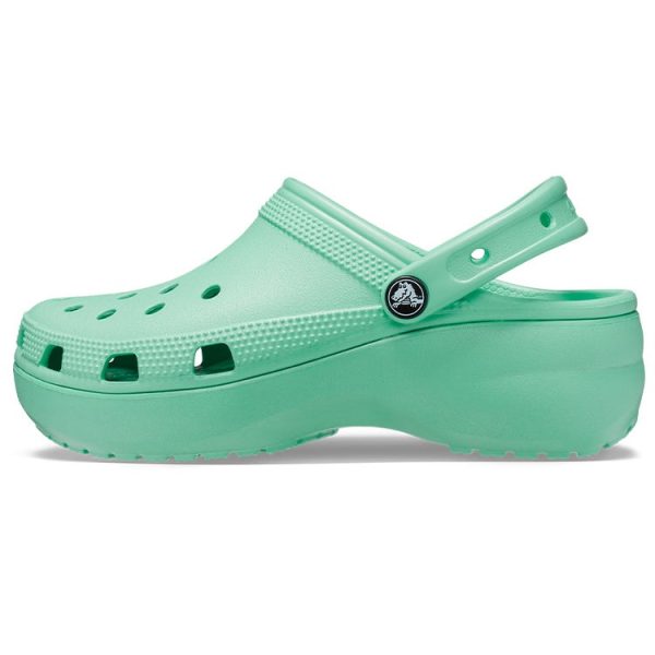 Crocs Classic Platform Clog Jade Stone (Womens)