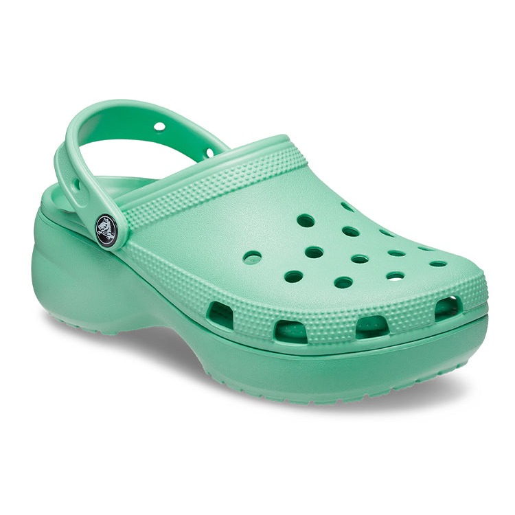 Crocs Classic Platform Clog Jade Stone (Womens) 6 Crocs Classic Platform Clog Jade Stone (Womens)