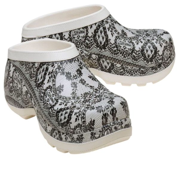 Crocs Hydra Clog Jean Paul Gaultier Fishnet Chalk