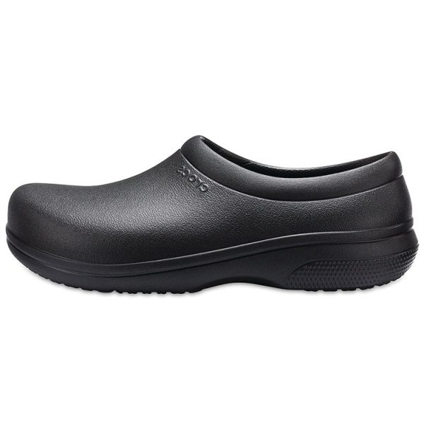 Crocs On The Clock Slip Resistant Work Slip-On Black