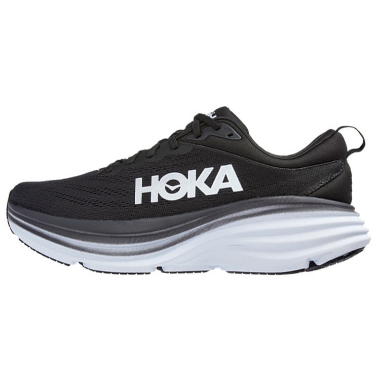 Hoka One One Bondi 8 Black White (Womens) 4 Hoka One One Bondi 8 Black White (Womens)