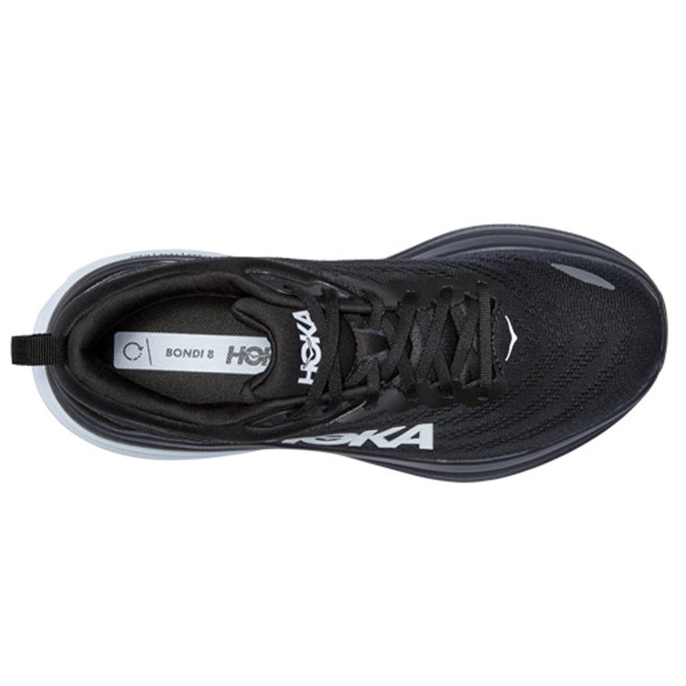 Hoka One One Bondi 8 Black White (Womens) 6 Hoka One One Bondi 8 Black White (Womens)