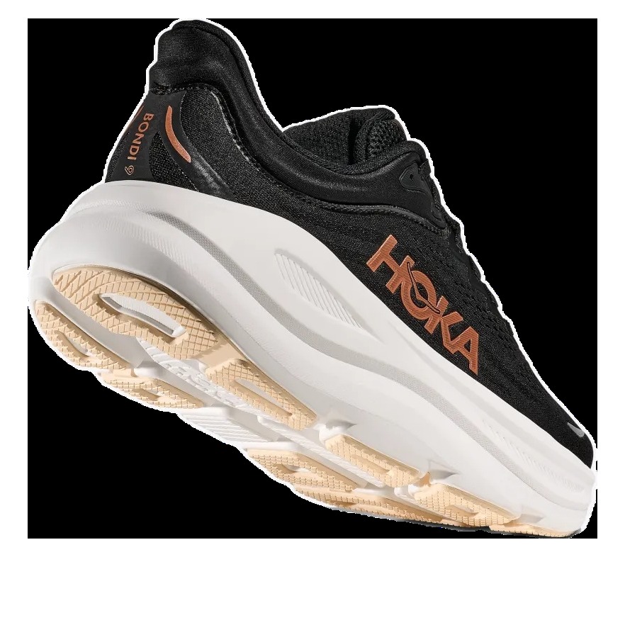 Hoka One One Bondi 9 Black Rose Gold (Womens) 6 Hoka One One Bondi 9 Black Rose Gold (Womens)
